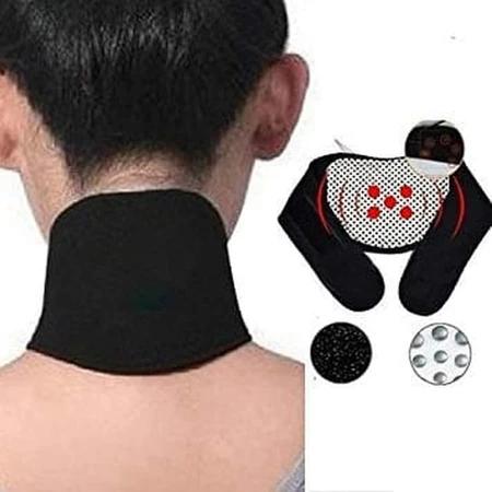 Ultimate Neck Pain Relief with Tcare Tourmaline Magnetic Heating Massage Wrap